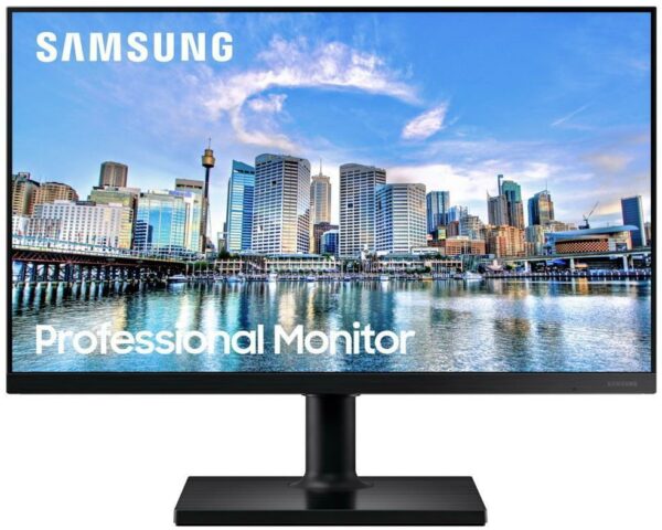 MONITOR Samsung 22 inch, home | office, IPS, Full HD (1920 x 1080), wide, 250 cd/mp, 5 ms, HDMI x 2 | Display Port, „LF22T450FQRXEN” (timbru verde 7 lei)