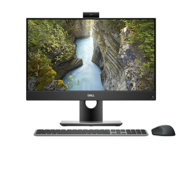 DESKTOP DELL, „OptiPlex 7490” All-in-one, 23.8 inch, CPU i7-10700, Intel UHD Graphics 630, memorie 16 GB, SSD 512 GB, tastatura si mouse, Windows 11 Pro, „N216O7490AIO” (timbru verde 10 lei)