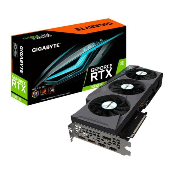 PLACA VIDEO GIGABYTE „GeForce RTX 3080 Ti EAGLE OC”, 12 GB GDDR6X 384 biti, PCI Express 4.0 x 16, HDMI x 2 DisplayPort x 3, sistem racire aer, „N308TEAGLE OC-12G”