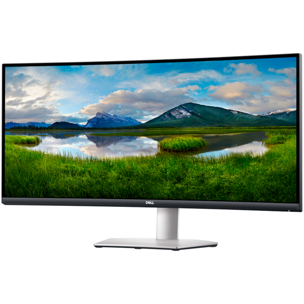 Monitor LED Dell S3422DW, 34″ WQHD 3440×1440 100Hz VA AG 21:9 Curved 99% sRGB, 300cd/m2, 3000:1, 178/178, 4ms GtG, Flicker Free, 2xHDMI, 1xDP, USB Hub (4xUSB 3.0) Audio Jack, Free Sync, Height Adj, „S3422DW-05” (timbru verde 7 lei)