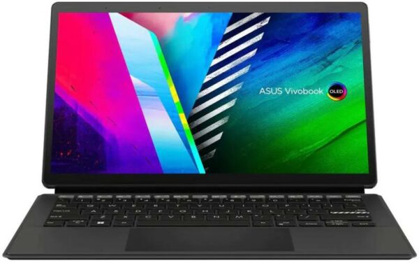 NOTEBOOK Asus, „Vivobook 13 Slate” 13.3 inch, Intel Pentium Silver N6000, 8 GB DDR4, SSD 256 GB, Intel UHD Graphics, Windows 11 Home, „T3300KA-LQ032W” (timbru verde 4 lei)