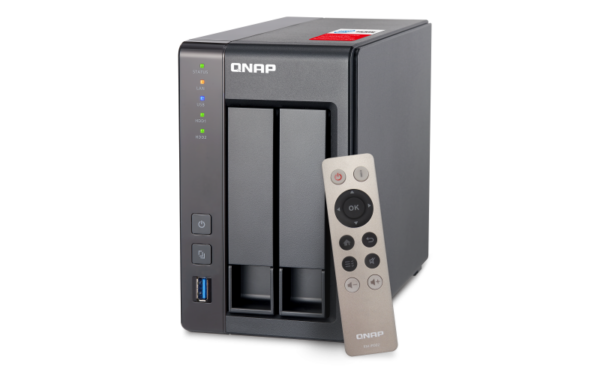 NAS QNAP 251+ 2BAY 2GHZ 8GB TWR SATA, „TS-251+-8G” (timbru verde 11 lei)