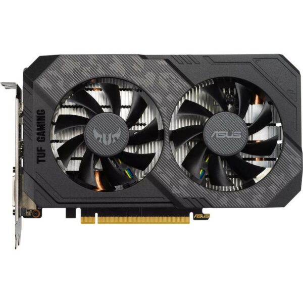 PLACA VIDEO ASUS „GeForce GTX 1660 Ti EVO OC”, 6 GB GDDR6 192 biti, PCI Express 3.0 x 16, HDMI x 2 DisplayPort DVI-D, sistem racire aer, „TUF-GTX1660TI-O6GE”