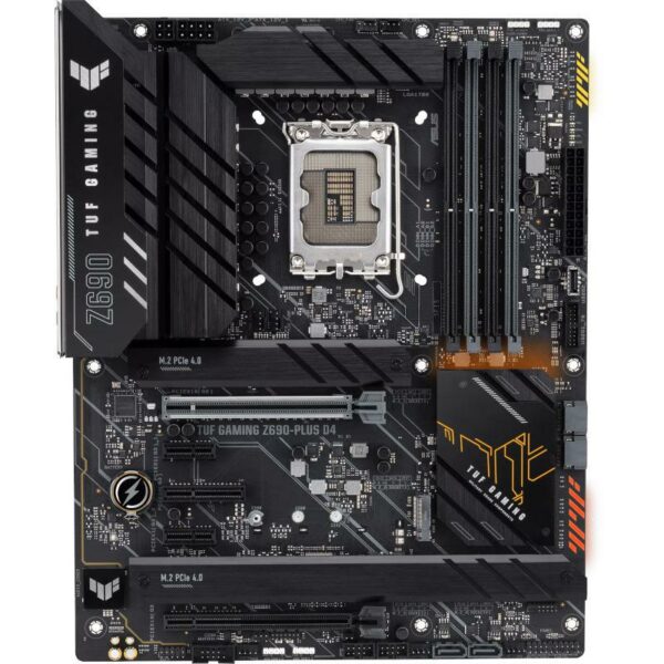 PLACA de BAZA Asus „TUF Z690-PLUS D5”, skt LGA 1700, ATX, Intel Z690, 4 x DDR5, max. 128 GB, 4 x SATA, 4 x M.2, 7.1, „TUF Z690-PLUS D5”