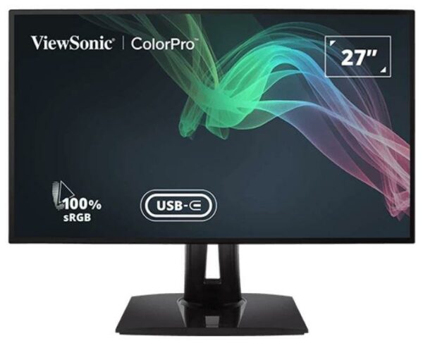 MONITOR ViewSonic 27 inch, home | office, IPS, 4K UHD (3840 x 2160), wide, 350 cd/mp, 6 ms, HDMI x 2 | Display Port, „VP2768A-4K” (timbru verde 7 lei)
