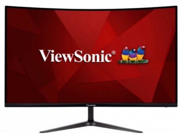 MONITOR ViewSonic 32 inch, Gaming, VA, Full HD (1920 x 1080), curbat, 300 cd/mp, 1 ms, HDMI x 2 | Display Port, „VX3218-PC-MHD” (timbru verde 7 lei)