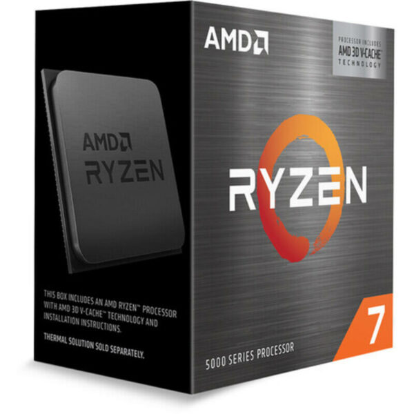 CPU AMD Ryzen 7 5800X3D, skt AM4, AMD Ryzen 7, frecventa 3.4 GHz, turbo 4.5 GHz, 8 nuclee, putere 105 W, „100-100000651WOF”