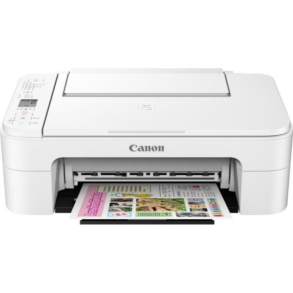 Multifunctional Inkjet Color Canon Pixma TS3151 White, A4, Functii: Impr.|Scan.|Cop., Viteza de Printare Monocrom: 7.7ipm, Viteza de printare color: 4ipm, Conectivitate:USB|WiFi, Duplex:nu, ADF:Nu(timbru verde 4 lei) „2226C026AA”