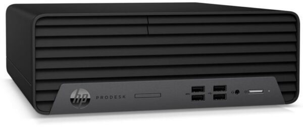 DESKTOP HP, „PRODESK 400 G7” Small Form Factor, CPU i5-10500, Intel UHD Graphics 630, memorie 8 GB, SSD 256 GB, FreeDos, „294D3EA” (timbru verde 7 lei)