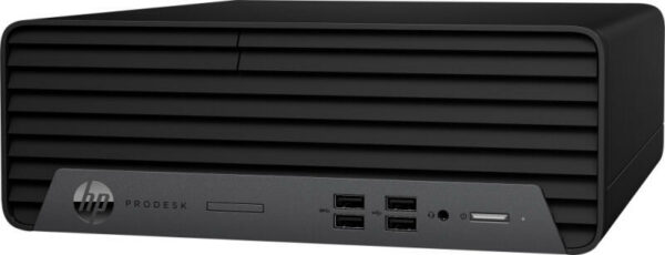 DESKTOP HP, „ProDesk 400” Small Form Factor, CPU i5-10500, Intel UHD Graphics 630, memorie 8 GB, SSD 256 GB, FreeDos, „294D3EA#ABB” (timbru verde 7 lei)