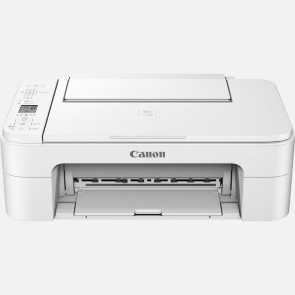 Multifunctional Inkjet Color Canon Pixma TS3351 White, A4, Functii: Impr.|Scan.|Cop., Viteza de Printare Monocrom: 7.7ipm, Viteza de printare color: 4ipm, Conectivitate:USB|WiFi, Duplex:Nu, ADF:Nu(timbru verde 11 lei) „3771C026AA”