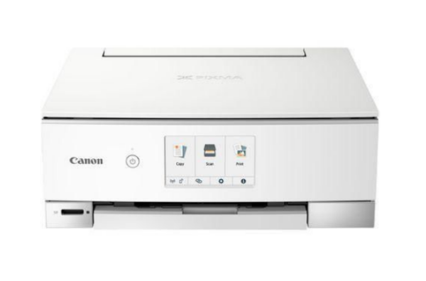 Multifunctional Inkjet Color Canon Pixma TS8351a White, A4, Functii: Impr.|Scan.|Cop., Viteza de Printare Monocrom: 15ipm, Viteza de printare color: 10ipm, Conectivitate:USB|WiFi, Duplex:Da, ADF:Nu(timbru verde 11 lei) „3775C096AA”