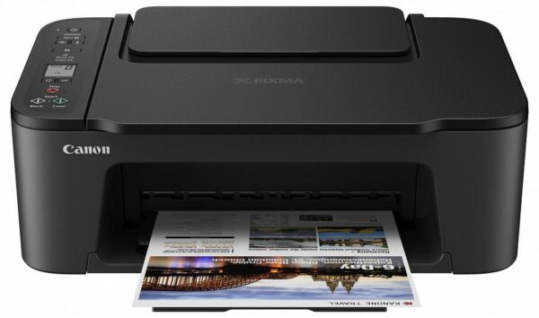 Multifunctional Inkjet Color Canon Pixma TS3450 Black, A4, Functii: Impr.|Scan.|Cop., Viteza de Printare Monocrom: 7.7ipm, Viteza de printare color: 4ipm, Conectivitate:USB|WiFi, Duplex:Nu, ADF:Nu(timbru verde 11 lei) „4463C006AA”