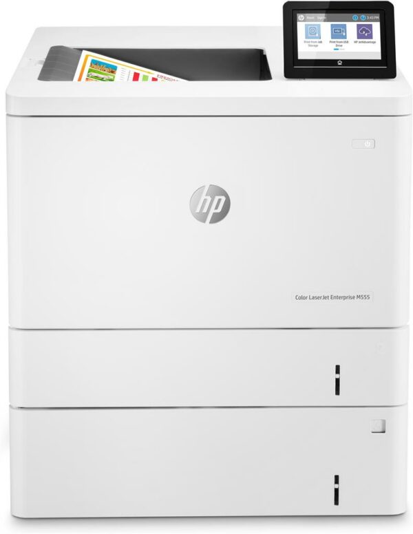 Imprimanta Laser Color HP M555x, A4, Functii: Impr., Viteza de Printare Monocrom: 38ppm, Viteza de printare color: 38ppm, Conectivitate:USB|Ret, Duplex:Da, ADF:Nu(timbru verde 40 lei) „7ZU79A”
