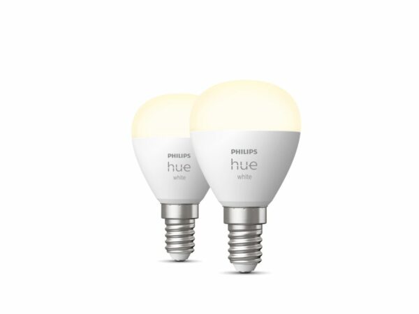 Set 2 BEC smart LED Philips, soclu E14, putere 5.7 W, forma clasic, lumina alba, alimentare 220 – 240 V, „000008719514356771” (timbru verde 0.9 lei)