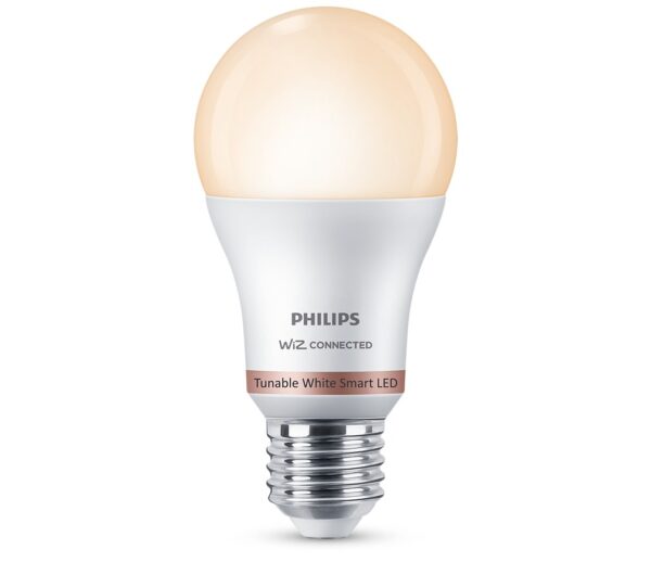 BEC smart LED Philips, soclu E27, putere 8 W, forma clasic, lumina alb calda alb rece, alimentare 220 – 240 V, „000008719514372429” (timbru verde 0.45 lei)