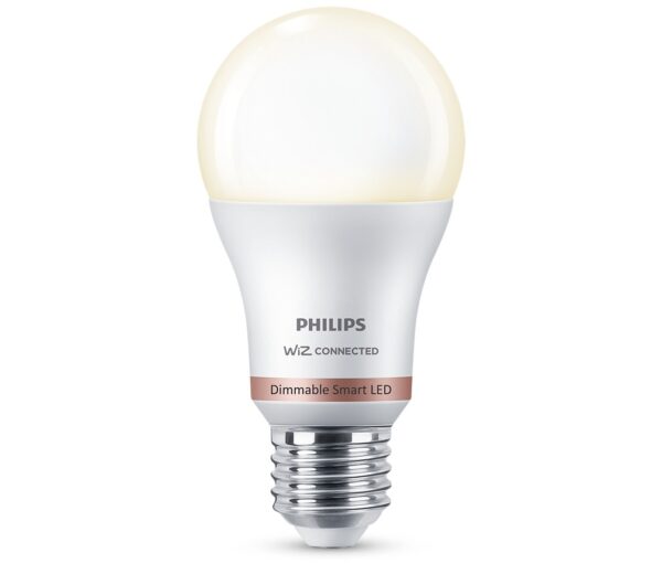 BEC smart LED Philips, soclu E27, putere 8 W, forma clasic, lumina multicolora, alimentare 220 – 240 V, „000008719514372566” (timbru verde 0.45 lei)