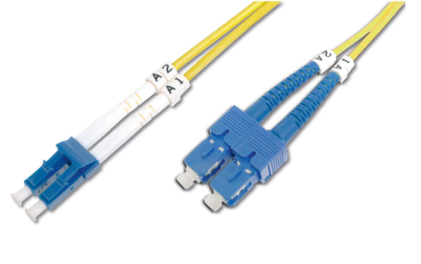 DIGITUS DK-2932-02 Fiber Optic Patch Cord LC/SC 2m duplex Singlemode OS2 „DK-2932-02”