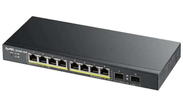 ZYXEL GS1100-10HP 10PORT GBE POE SWITCH, „GS1100-10HP-EU0102”