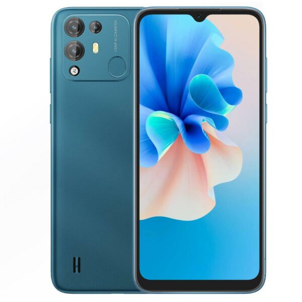 SMARTphone Blackview, „A55 PRO” ecran 6.53 inch, dual sim, rez. camera 13 Mpix, memorie interna 64 GB, 4G, Android, acumulator 4780 mAh, albastru, „A55 PRO BLUE” (timbru verde 0.55 lei)