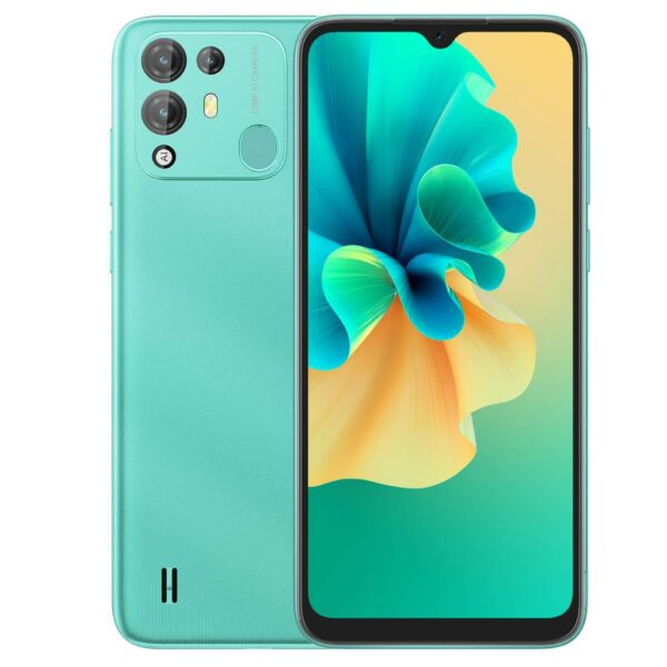 SMARTphone Blackview, „A55 PRO” ecran 6.53 inch, dual sim, rez. camera 13 Mpix, memorie interna 64 GB, 4G, Android, acumulator 4780 mAh, verde, „A55 PRO GREEN” (timbru verde 0.55 lei)