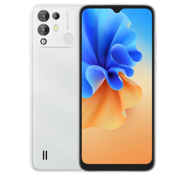 SMARTphone Blackview, „A55 PRO” ecran 6.53 inch, dual sim, rez. camera 13 Mpix, memorie interna 64 GB, 4G, Android, acumulator 4780 mAh, alb, „A55 PRO WHITE” (timbru verde 0.55 lei)