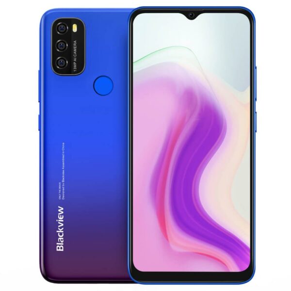 SMARTphone Blackview, „A70 PRO” ecran 6.57 inch, dual sim, rez. camera 13 Mpix, memorie interna 32 GB, 4G, Android, acumulator 5380 mAh, albastru, „A70 PRO BLUE” (timbru verde 0.55 lei)