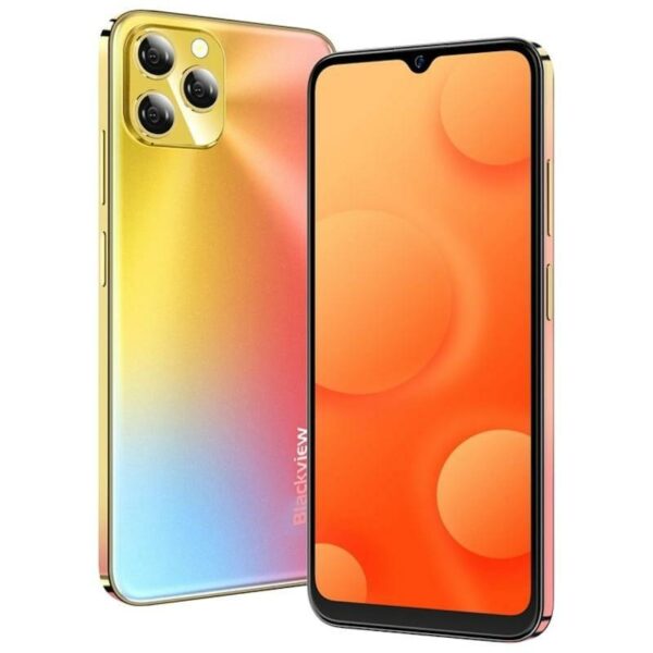 SMARTphone Blackview, „A95” ecran 6.53 inch, dual sim, rez. camera 20 Mpix, memorie interna 128 GB, 4G, Android, acumulator 4380 mAh, portocaliu, „A95 ORANGE” (timbru verde 0.55 lei)