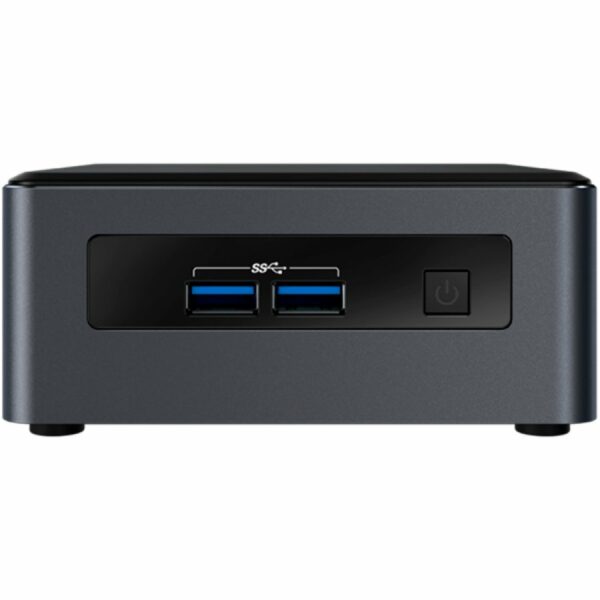 NUC INTEL, 7 Essential „June Canyon „, Ultra Compact Form Factor, Celeron J4025, nu RAM, nu HDD, nu SSD, placa video integrata, „BOXNUC7CJYHN2” (timbru verde 0.8 lei)