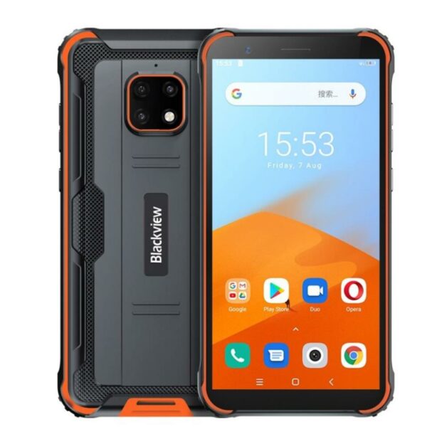SMARTphone Blackview, „BV4900” ecran 5.70 inch, dual sim, rez. camera 8 Mpix, memorie interna 32 GB, 4G, Android, acumulator 5580 mAh, portocaliu, „BV4900 ORANGE” (timbru verde 0.55 lei)