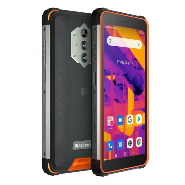 SMARTphone Blackview, „BV6600 PRO” ecran 5.70 inch, dual sim, rez. camera 16 Mpix, memorie interna 64 GB, 4G, Android, acumulator 8580 mAh, portocaliu, „BV6600 PRO ORANGE” (timbru verde 0.55 lei)