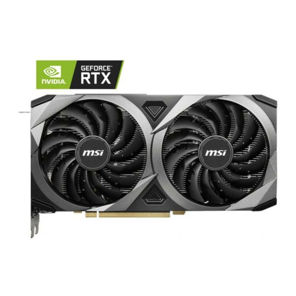 PLACA VIDEO MSI „GeForce RTX 3060 Ti VENTUS 2X V1”, 8 GB GDDR6 256 biti, PCI Express 4.0 x 16, HDMI DisplayPort x 3, sistem racire aer, „RTX3060TI VE 2X V1”