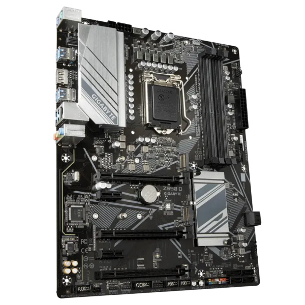 PLACA de BAZA Gigabyte „Z590 D”, skt LGA 1200, ATX, Intel Z590, 4 x DDR4, max. 128 GB, 6 x SATA, 2 x M.2, 7.1, „Z590 D”