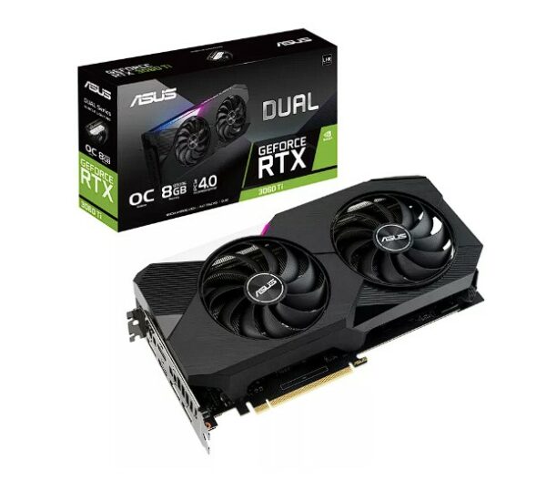 Asus GeForce Dual RTX 3060 Ti 8G OC V2, „DUAL-RTX3060TI-O82”