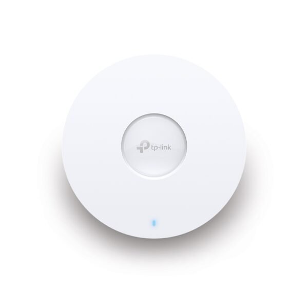 ACCESS POINT TP-LINK wireless AX5400 Mbps dual band, 1 port 2.5Gbps, 4 antene interne, IEEE802.3at PoE, WiFi 6, montare pe tavan/perete „EAP670” (timbru verde 0.8 lei)