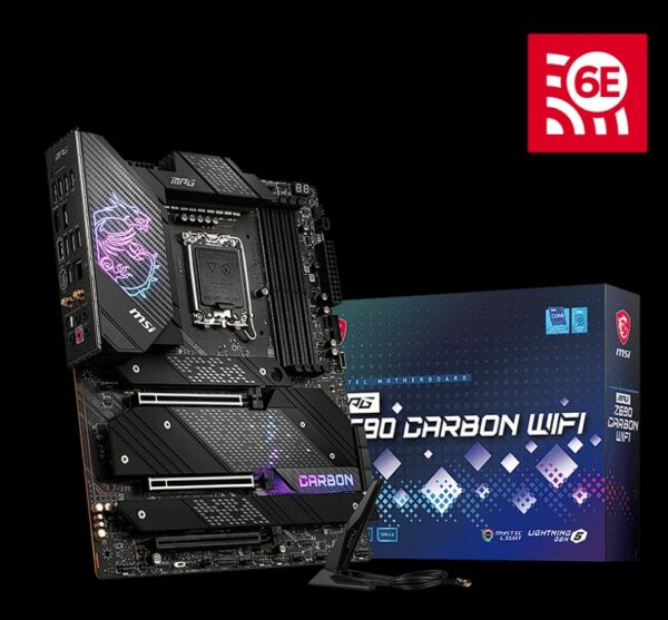 MSI MPG Z690 CARBON WIFI LGA1700 4xDDR5 3xPCI-Ex16 5xM.2 Gen2x2 6xUSB 3.2, „MPG Z690 CARBON WIFI”