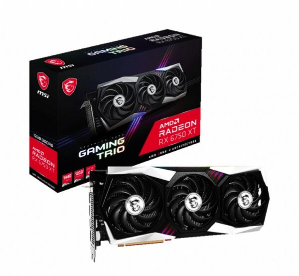 MSI Radeon RX 6750 XT GAMING X TRIO 12G, „RX6750XT X TRIO”