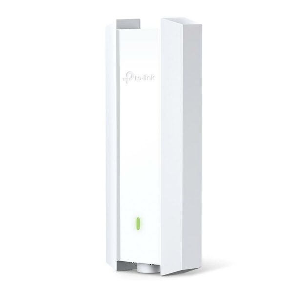 ACCESS POINT TP-LINK wireless AX1800 Mbps dual band, 1 port Gigabit, 4 antene interne, IEEE802.3at PoE, WiFi 6, montare pe stalp exterior „EAP610-Outdoor” (timbru verde 0.8 lei)