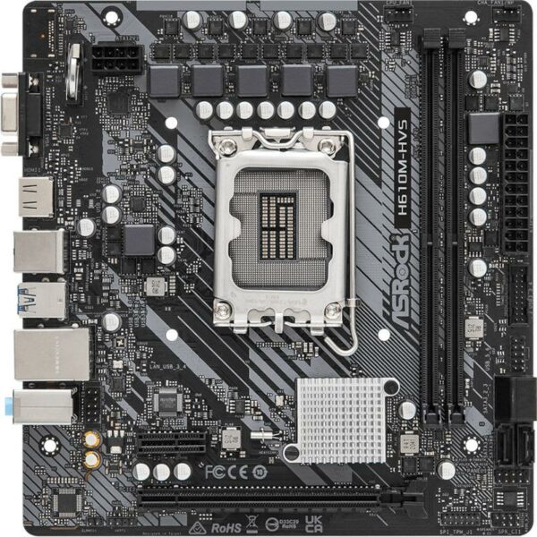 MB Asrock H610M-HVS D4 LGA 1700, „H610M-HVS” (nu)