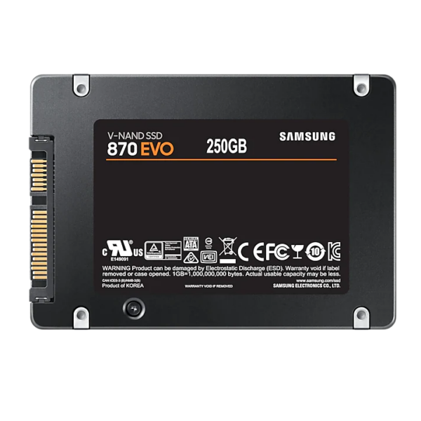SM SSD 250GB 870EVO SATA3 MZ-77E250BW, „MZ-77E250BW”