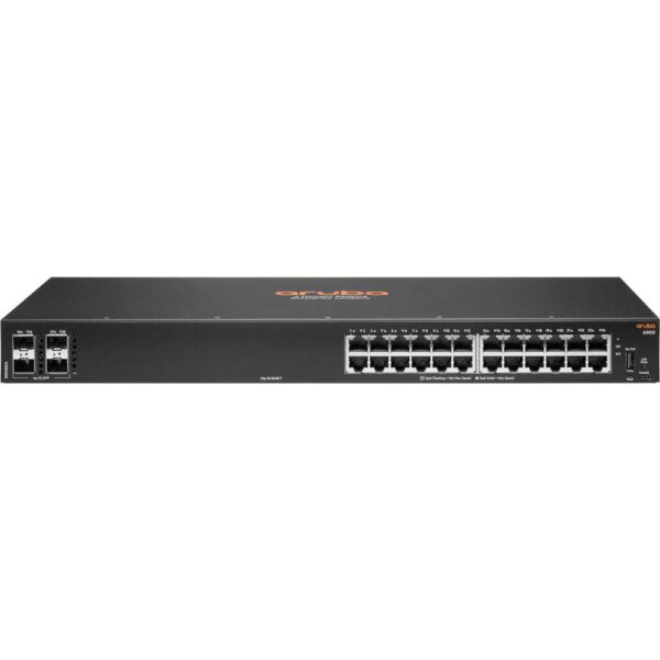 Hewlett Packard Enterprise Aruba 6000 24G 4SFP Managed L3 Gigabit Ethernet (10/100/1000) 1U, „R8N88A” (timbru verde 2 lei)