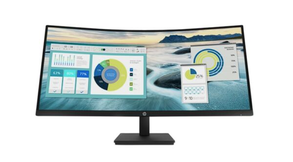 HP P34hc G4 34inch WQHD USB-C Curved 1xHDMI 1xDP 4xUSB 3.1, „21Y56AA#ABB”(timbru verde 7 lei)