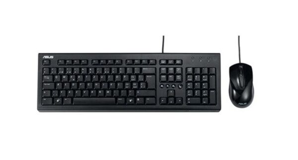 ASUS U2000 Keyboard + Mouse Kit Optical 1000DPI USB 1Y Black, „90-XB1000KM000R0-” (timbru verde 0.8 lei)