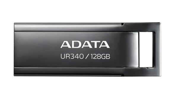MEMORIE USB 3.2 ADATA UR340 128GB BLACK METALIC, „AROY-UR340-128GBK” (timbru verde 0.03 lei)