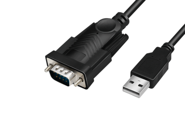CABLU USB LOGILINK adaptor, USB 2.0 (T) la Serial DB9M (9-pin)(RS232)(T), 1.5m, negru, „AU0048A” (timbru verde 0.08 lei)