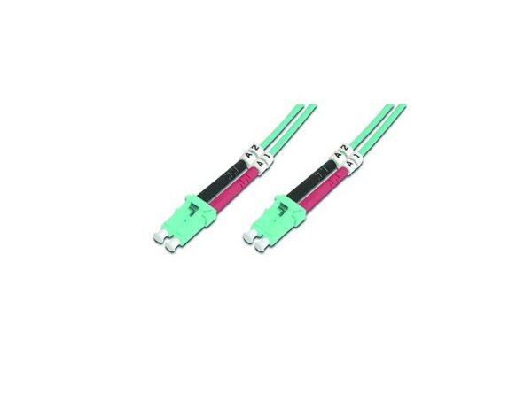DIGITUS LWL OM 3 PATCHCABLE 10M/MULTIMODE LC/LC, „DK-2533-10/3” (timbru verde 0.08 lei)