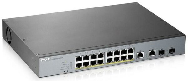 ZYXEL GS1350-18HP 16-PORT GBE POE SWITCH, „GS1350-18HP-EU0101” (timbru verde 2 lei)