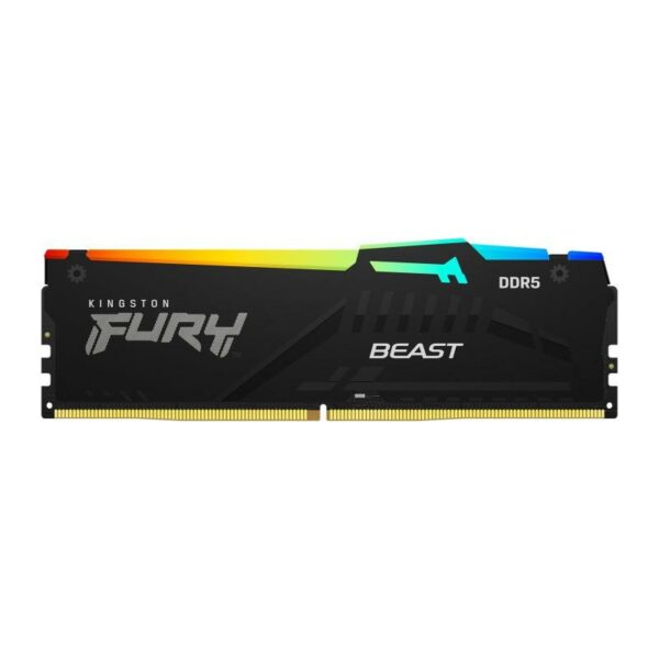 Memorie DDR Kingston DDR5 16GB frecventa 4800 MHz, 1 modul, radiator, iluminare RGB, latenta CL38, „KF548C38BBA-16”