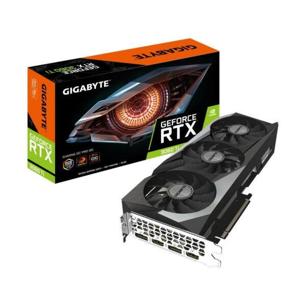 Gigabyte RTX 3060 Ti Gaming PRO OC 3 LHR, „N306TGAMOC PRO-8G3”