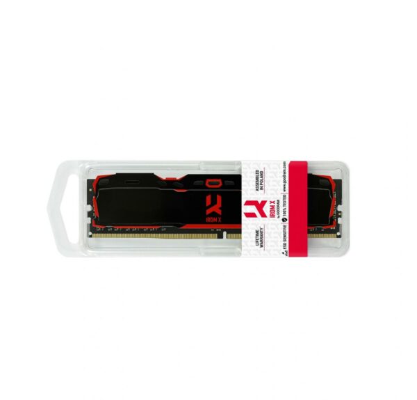 Memorie DDR GoodRAM DDR4 16GB frecventa 3200 MHz, 1 modul, radiator, latenta CL16, „X3200D464L16A/16G”